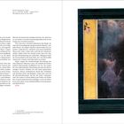 Gustav Klimt, Allegorie der Liebe, 1895. Text beschreibt die Entstehung und Symbolik des Gemäldes. Rechts das Gemälde mit Paar.