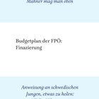 Seite 36. "Beliebte Wiener Propheten: Mahner mag man eben", "Budgetplan der FPÖ: Finanzierung", "Hol’s, Nilgersson".