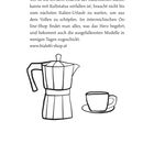 "TIPP: Wer dem Charme der italienischen Kaffeekanne verfällt... www.bialetti-shop.at" Illustration einer Kanne und Tasse.