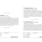 5. September: Entführung von Hanns Martin Schleyer.  
8. September: Niederlage im Zweiten Kreuzzug.  
9. September: Rede von Ernst Reuter.  
Kalenderabschnitte mit Mondphasen, Wochentagen und 20.9.: Weltkindertag.