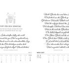 Tipp für den Sonntag: Zitat von Mozart über Musik und Leidenschaft. Gedicht von Fontane über Glück. Kalender für März 2027.