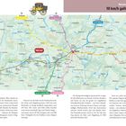 Reisen mit der Postkutsche: 10 km/h galten als schnell. Karte mit Reiserouten und Entfernungen ab Berlin im Jahr 1832.