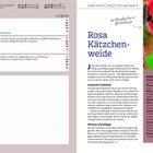 29 Montag - Ostermontag.  
30 Dienstag - Tomaten, Paprika, Auberginen pflanzen.  
31 Mittwoch - Mond in Erde: ungünstig pflanzen.  
Rosa Kätzchenweide: Beschreibung einer Pflanze.  
Kurzinformation und Pflegehinweise.