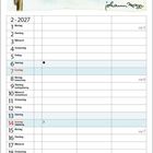 Zwei Vögel auf einem Draht. Einer sagt: "Ehrlich gesagt, du bist nicht mein Erster...!" Der andere: "Kein Problem, Hauptsache, ich bin dein Letzter!" Kalender für Februar 2027 darunter.