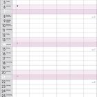 Kalenderseite für Februar 2027, Wochen 5 bis 8, mit Wochentagen Montag bis Sonntag links.