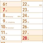 Kalender für Februar 2027 mit markierten Feiertagen: Rosenmontag (27.), Faschingsdienstag (9.), Aschermittwoch (10.), Valentinstag (14.).