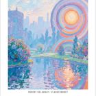 Text: "PAUL KLEE × PIET MONDRIAN". Quadratische Illustration mit geometrischen Formen, Linien und Symbolen in bunten Farben.