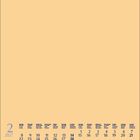 Kalenderblatt Februar 2027, Wochen beginnen mit Montag, wichtige Daten: 8. Stimmw., 8. Fasching, 15. Archwin., 14. Valentinst.