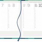 Kalenderseite: 2027, Donnerstag 7 bis Sonntag 10. Januar; Wochentage auf Deutsch, Englisch, Französisch, Italienisch.