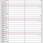 JANUAR 2027. "Langsam solltest du es auswendig können." Cartoon: Mann mit Schildern "2 rechts", "2 links", Frau strickt.