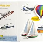 Notarztwagen, Drehleiterwagen, Löschfahrzeug, Polizeiauto, Polizeimotorrad, Feuerwehrauto, Polizeibus, Rettungswagen, Feuerwehrmann, Kelle.