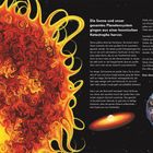 "Schwämme: Sie veränderten die Welt, weil sie nach dem erneuten Absinken des Sauerstoffgehalts in der Atmosphäre überleben konnten." Illustration mit bunten Schwämmen.