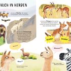 Titel: "Ich bin Teil der Parade"  
Text über Elefantenherden.  
Illustration: Elefanten und Zebra in einer Savannenlandschaft.