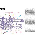 Vorwort. Kreative Fähigkeiten sind uns allen angeboren. Diese Übungen helfen, innere Kreativität zu wecken und Balance zu finden. Farbspritzer in lila, pink, gelb und grün.