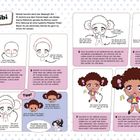 Popstar-Chibi. Zeichnet schrittweise eine Chibi-Figur mit Mikrofon und tanzender Pose. Fügt Details wie Haare und Kleidung hinzu.