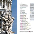 Inhalt: 1 Mehr als ein Schiefer Turm, 11 Pisa, 16 Pisa entdecken. Links: Eine Skulptur mit drei Engeln vor einem Turm.