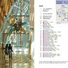 Inhalt: Liste mit Highlights in Toronto, geordnet nach Nummern. Links ein architektonischer Innenraum mit Skulptur.