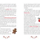 Texte: "grüne Tür", "Weihnachtswunderland?", "Flocke.", "Erfinder-Oma", "Hebel und Knöpfe".  
Darstellung: Weihnachtssymbole.