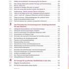 Inhaltsverzeichnis mit Kapitelüberschriften: "2 Erkennen und nutzen Sie Ihren Handlungsspielraum", "3 Von Prävention bis Krisenmanagement", "4 Ihr Konzept für psychisches Wohlbefinden in der Kita". Zahlen und Stichpunkte sind aufgelistet.