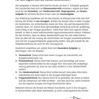Einleitung für Lehrkräfte und Eltern. Abschnitt erklärt Einsatz von Rätsel-Geschichten für Kinder ab dem 2. Schuljahr. Enthält Tipps für Gruppenarbeit. Unten ist eine einfache Illustration eines fliegenden Fisches.