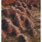 Kalenderseite für Februar mit Landschaftsfoto aus dem Purnululu-Nationalpark, Western Australia. Enthält Monatsübersicht.