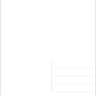 "Now I know how the rabbit runs! 2027." Leerer Hintergrund, angedeutetes Postkartenlayout mit Linien rechts.