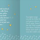 Zitat aus "Der kleine Prinz" über tröstende Sterne links; Rechts ein Text über Traurigkeit und Neuerlicht. Illustration: Kleiner Prinz.