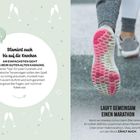 15. Blamiert euch bis auf die Knochen. 16. Lauft gemeinsam einen Marathon. Links Text mit Sektgläsern, rechts Schuhsohle.