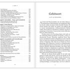 Auf der linken Seite: Inhaltsverzeichnis mit Themen wie "Achtsamkeitstraining in der Natur." Rechts: "Geleitwort" von Dr. med. Michael Eitler.