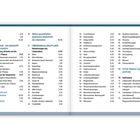 Ein Inhaltsverzeichnis mit Themen wie Löwenzahn, Heilwirkungen, Vitamine, Altersflecken, Immunsystem und Heilrezepte.