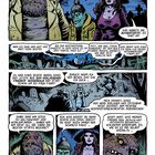 Comic mit Figuren auf einem Friedhof. Sie sprechen über Geister, Spukgeschichten und den Verleger.