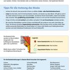 Willkommen zum kreativen Bastelspaß! Tipps zur Nutzung des Blocks: Scherenwahl, großflächiges Ausschneiden, rote Markierungen.