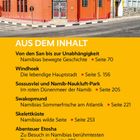 Aus dem Inhalt: Themen zu Namibia, z.B. Unabhängigkeit, Windhoek, Sossusvlei, Abenteuer Etosha. Rotes Gebäude mit grünem Dach.