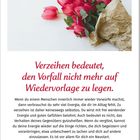 „Verzeihen bedeutet, den Vorfall nicht mehr auf Wiedervorlage zu legen.” 
Kalender April 2027, rote Tulpen und Eukalyptus.