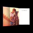 Text: "Tarak DeWitt The Fix Up - Liebe hat keinen Bauplan". Illustration: Ein Paar umarmt sich in warmem Licht.