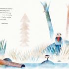 Texte: Mama hat Georg ein paarmal beim Teich gesehen... Kein Georg. Illustration: Zwei Figuren an einem Teich, grasbewachsen.