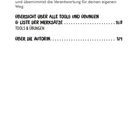 05 Gehe deinen eigenen Weg, Seite 143. Übersicht über Tools und Übungen, Seite 169. Über die Autorin, Seite 174.