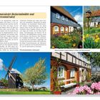 11 Kottmarsdorfer Bockwindmühle, 12 Niedercunnersdorf. Fotos von idyllischen Fachwerkhäusern mit üppigen Gärten.