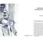 Nachdenken über die Portraitkunst von Richild Holt. Karl-Josef Kuschel. I. Von Portraits und vom Portraitieren. Links ein Gemälde.