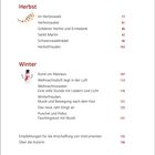 Herbst: Im Herbstwald 77, Herbstzauber 81, Winter: Rund um Nikolaus 107, Weihnachtszauber 116. Zwei kleine Illustrationen.