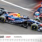 FEBRUAR 2027. Max Verstappen (NDL) Oracle Red Bull Racing. Ein Formel-1-Auto und ein Rennfahrer in Rennkleidung.