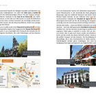 Texte: "Die Kathedrale überragt Arucas wie ein Gebirge." "Das Schmuckstück ist die Calle Leon y Castillo." "Die Casa de la Cultura zählt zu den schönsten Gebäuden."

Es gibt Absätze, die Arucas beschreiben, eine Karte mit markierten Orten und Fotos der Kathedrale und bunter Gebäude.