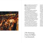 Die Stimmung hinter der Bühne war fantastisch. Live-Aid-Konzert mit großem Publikum und berühmten Künstlern.