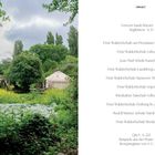 Inhalt mit Seitenzahlen: Vorwort, verschiedene Waldorfschulen, Q&A, Praxisbeispiele. Links ein grüner, naturbelassener Garten.