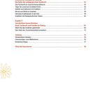 Kapitelübersicht mit Themen wie Erzählhaltung, Inklusion, Elternarbeit. Inhalte sind Kapitel 6 und 7, Anhang, Autoreninfo. Blumenmotiv.