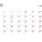 Januar 2027 Kalender mit Feiertagen und Fahrzeugdaten: Ferrari 488, Baujahr 2019, Hubraum 3902 ccm, Leistung 492 kW.