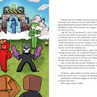 Rechts Text: Ein Dialog mit den Figuren TooAngry, TooGood und TooCute. Links Cartoon-Figuren in würfelförmigem Stil.