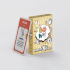 Aktion: "Champion" - Karte mit einer Goldmedaille. Bohrei-Wanderpokal-Verpackung, bunte Illustrationen.