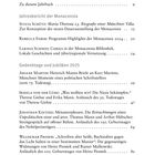 Inhalt: Jahresbericht der Monacensia, Gedenktage und Jubiläen 2025.  
Seiten: 9, 13, 20, 24, 29, 47, 64, 82.