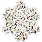 Illustration von sechs ineinander greifenden Puzzleteilen mit diversen bunten Vögeln und Pflanzen.
